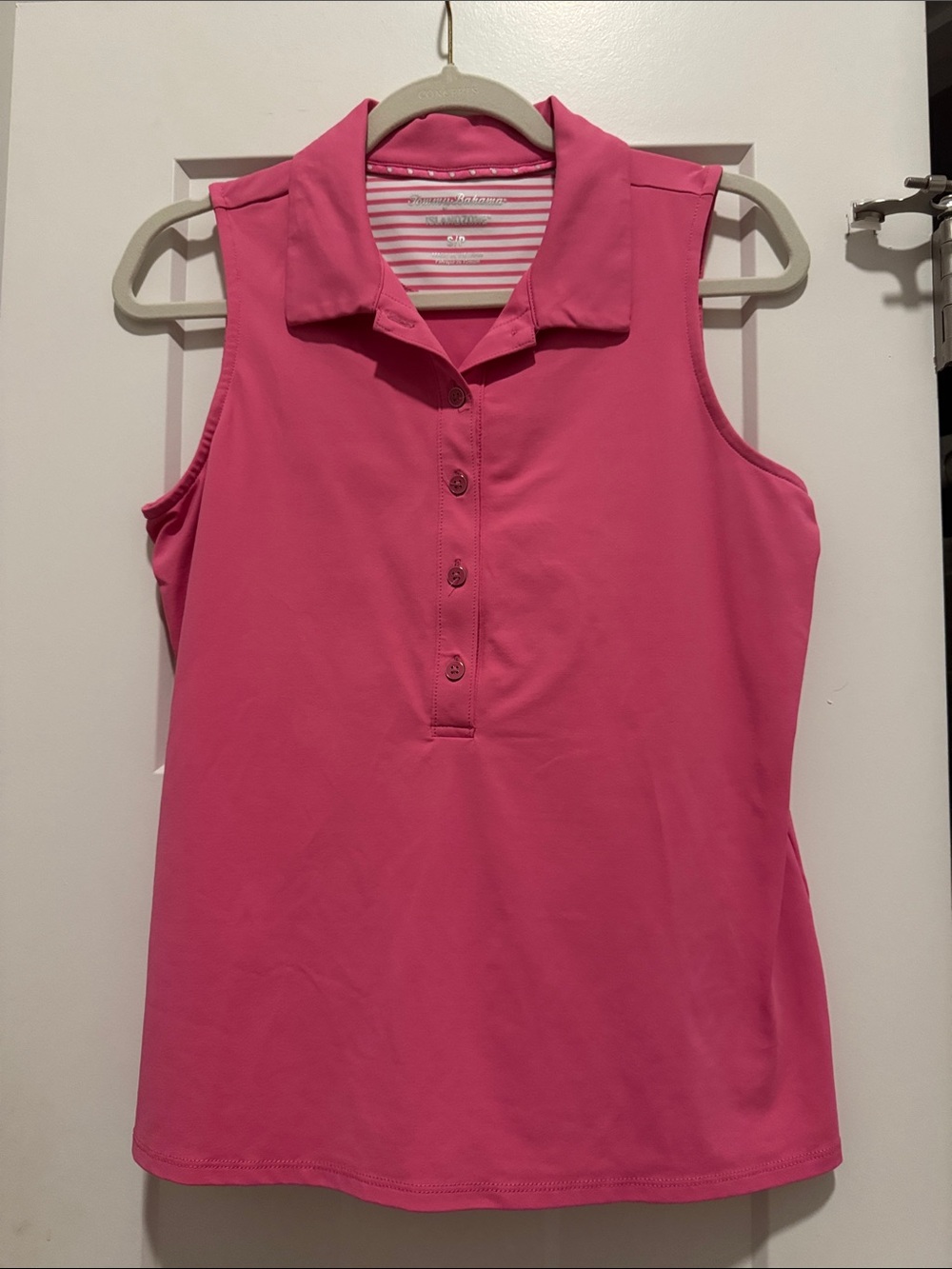 Tommy Bahama Sleeveless Polo Tank Top - Hot Pink. Worn once